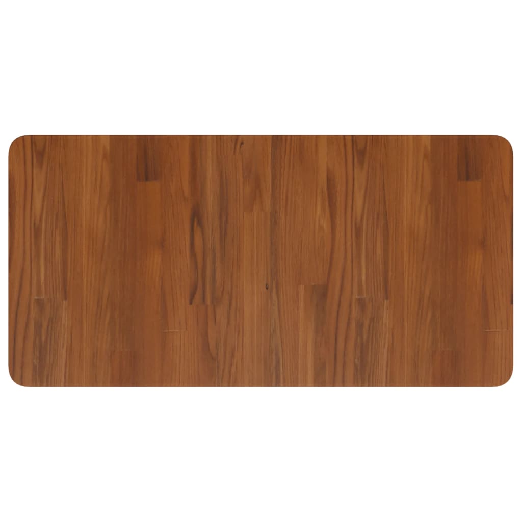 vidaXL Bathroom Countertop Dark Brown 80x40x2.5cm Treated Solid Wood
