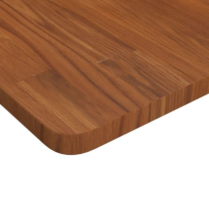 vidaXL Bathroom Countertop Dark Brown 80x40x2.5cm Treated Solid Wood
