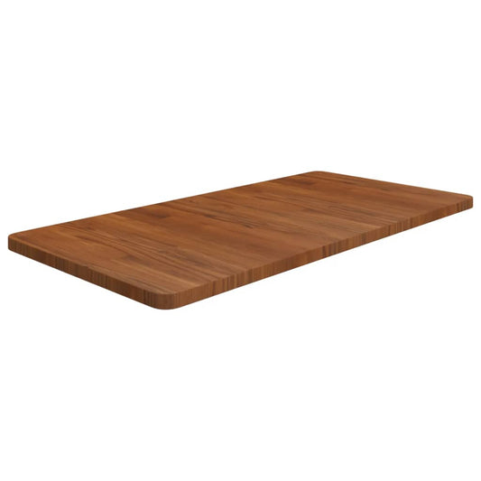 vidaXL Bathroom Countertop Dark Brown 100x50x2,5cm Treated Solid Wood
