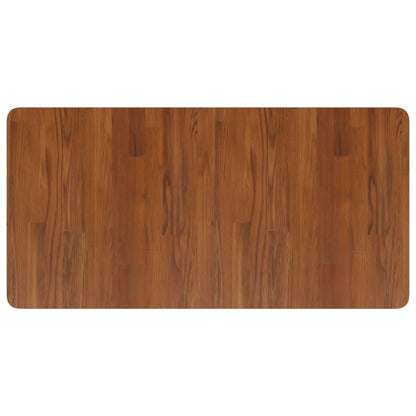 vidaXL Bathroom Countertop Dark Brown 100x50x2.5cm Treated Solid Wood