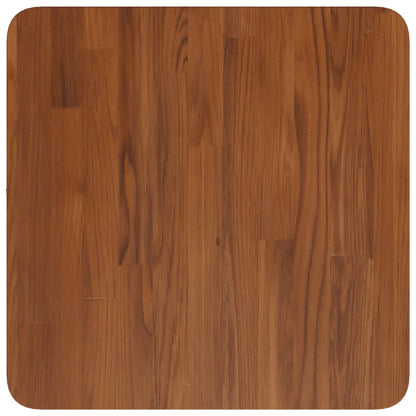 vidaXL Square Table Top Dark Brown 40x40x4cm Treated Solid Wood Oak