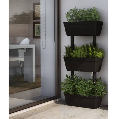vidaXL Garden Planter 6 pcs 100 cm Anthracite