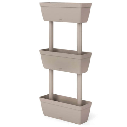 151825 vidaXL Garden Planter 6 pcs 100 cm Taupe