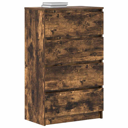 815075 vidaXL Sideboard Smoked Oak 60x35x98,5 cm Engineered Wood