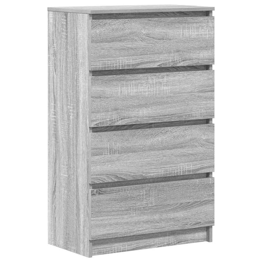 vidaXL Sideboard Grey Sonoma 60x35x98.5 cm Engineered Wood