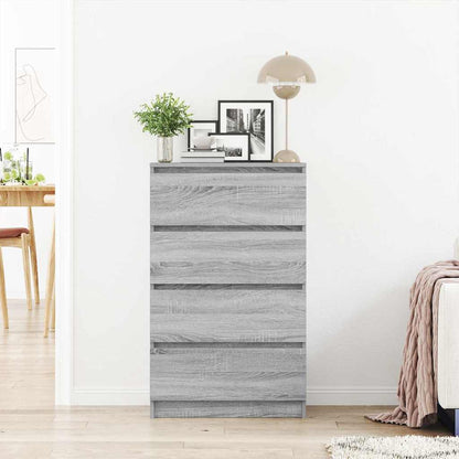 815076 vidaXL Sideboard Grey Sonoma 60x35x98,5 cm Engineered Wood
