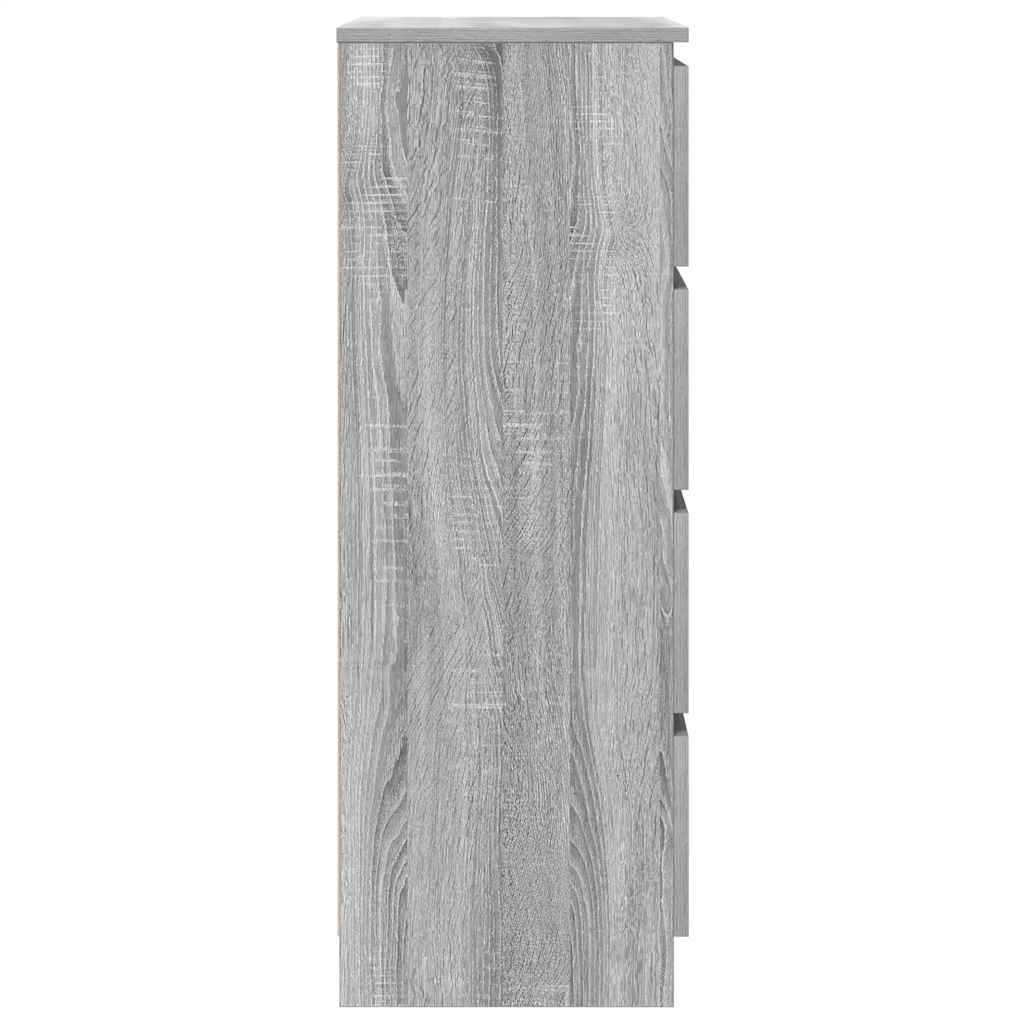 vidaXL Sideboard Grey Sonoma 60x35x98.5 cm Engineered Wood