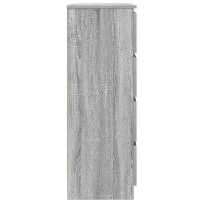 vidaXL Sideboard Grey Sonoma 60x35x98.5 cm Engineered Wood