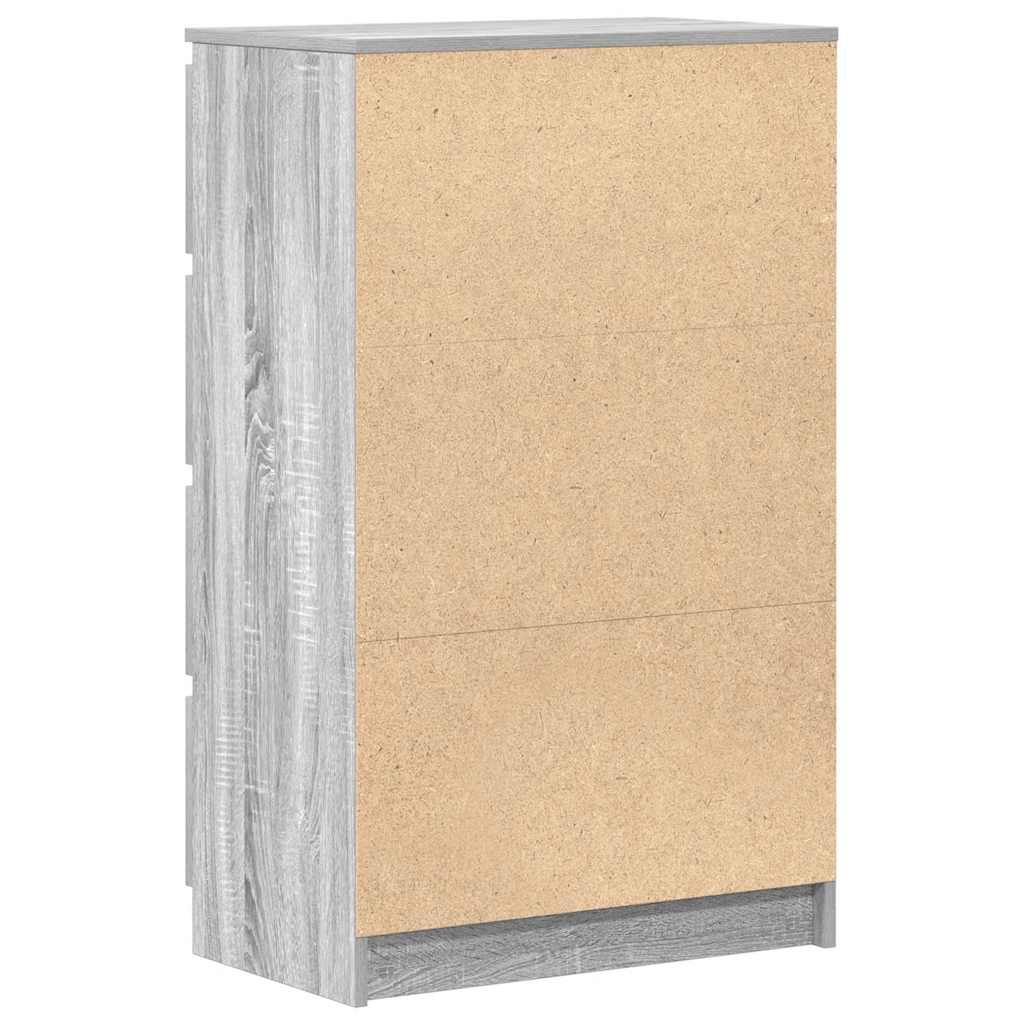 vidaXL Sideboard Grey Sonoma 60x35x98.5 cm Engineered Wood