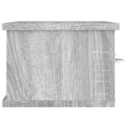 vidaXL Wall Cabinet Grey Sonoma 60x26x18.5 cm Engineered Wood