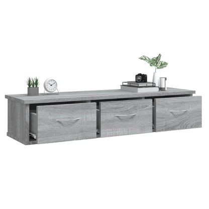 vidaXL Wall Cabinet | Grey sonoma | Engineered wood | Medium | Wall Cabinet