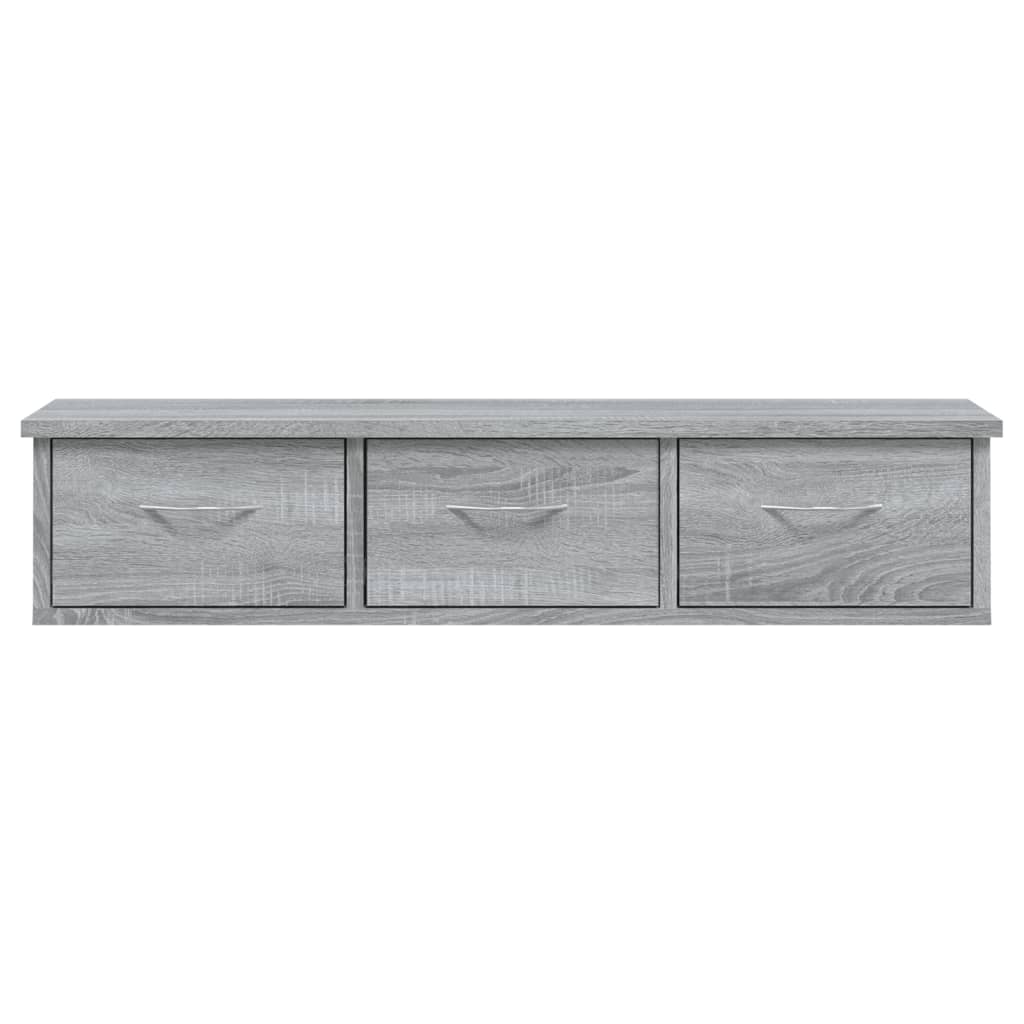 vidaXL Wall Cabinet | Grey sonoma | Engineered wood | Medium | Wall Cabinet