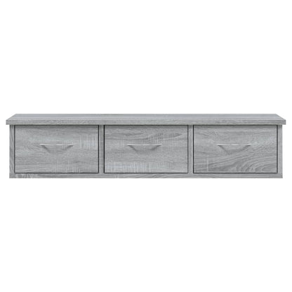 vidaXL Wall Cabinet | Grey sonoma | Engineered wood | Medium | Wall Cabinet