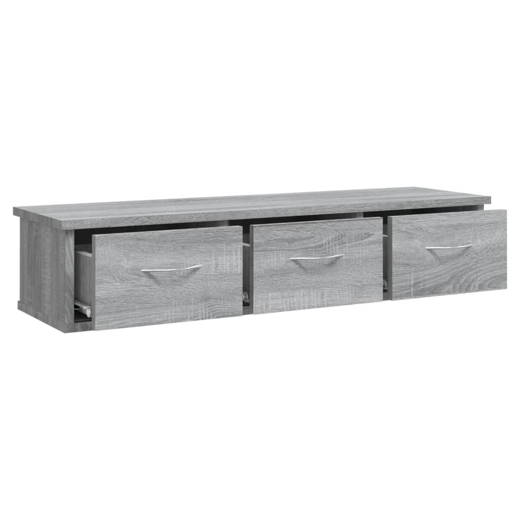vidaXL Wall Cabinet | Grey sonoma | Engineered wood | Medium | Wall Cabinet