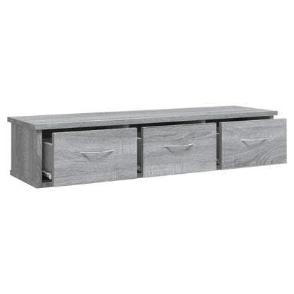 vidaXL Wall Cabinet | Grey sonoma | Engineered wood | Medium | Wall Cabinet