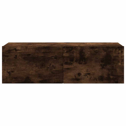 vidaXL TV Wall Cabinet | Smoked Oak | Engineered Wood | Standard
