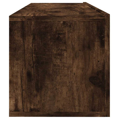 vidaXL TV Wall Cabinet | Smoked Oak | Engineered Wood | Standard