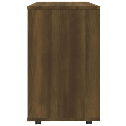 vidaXL Side Table Brown Oak 70x35x60.5 cm Engineered Wood