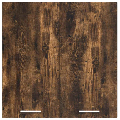 815111 vidaXL Hanging Cabinet "Lyon" Smoked Oak 60x31x60 cm Engineered Wood