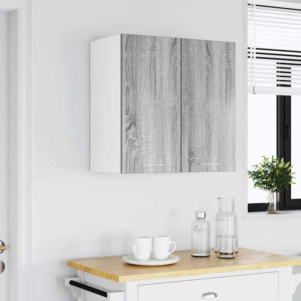 vidaXL Hanging Cabinet Lyon Grey Sonoma 60x31x60 cm Engineered Wood
