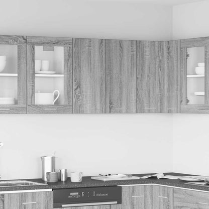 vidaXL Hanging Cabinet Lyon Grey Sonoma 60x31x60 cm Engineered Wood