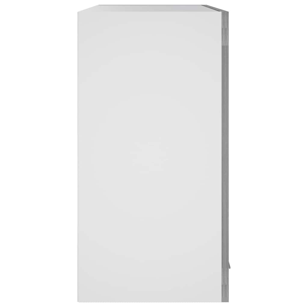 vidaXL Hanging Glass Cabinet "Lyon" Grey Sonoma 60x31x60 cm