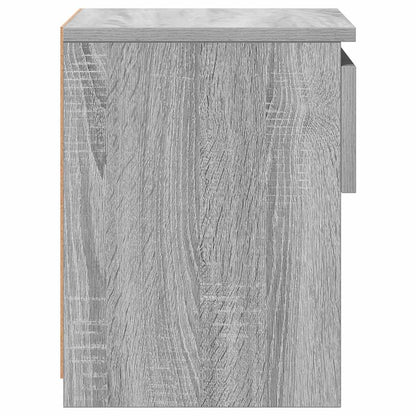 815131 vidaXL Bedside Cabinet Grey Sonoma 40x30x39 cm Engineered Wood