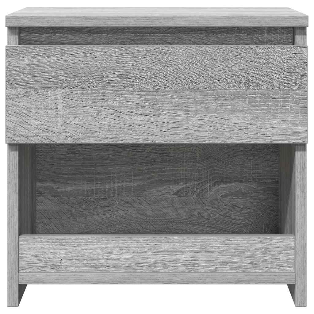vidaXL Bedside Cabinets 2 pcs Grey Sonoma 40x30x39 cm Engineered Wood