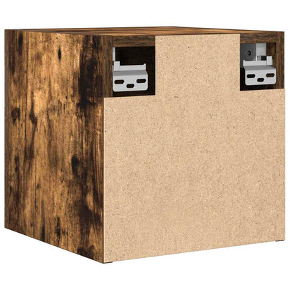 vidaXL Wall Mounted TV Cabinet Smoked Oak 30.5x30x30 cm