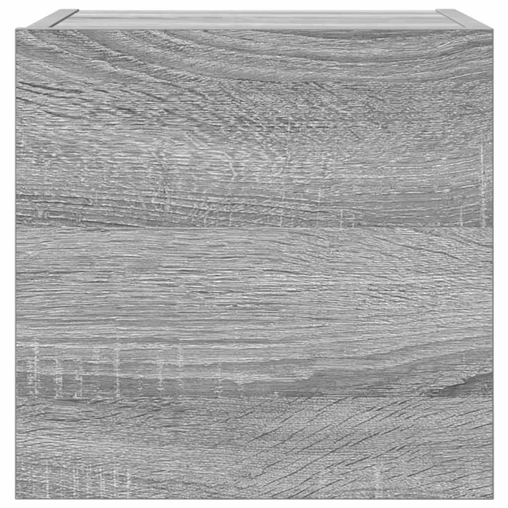 vidaXL Wall Mounted TV Cabinet Grey Sonoma 30.5x30x30 cm