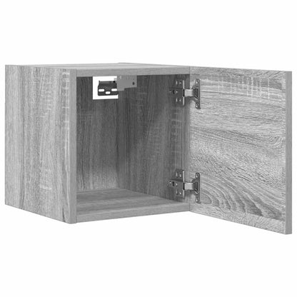 vidaXL Wall Mounted TV Cabinet Grey Sonoma 30.5x30x30 cm