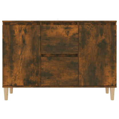 vidaXL Sideboard Smoked Oak 103.5x35x70 cm Engineered Wood