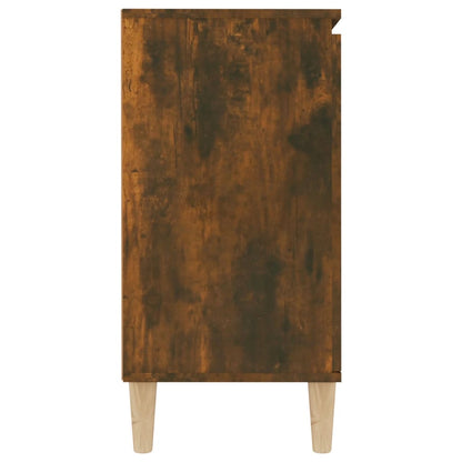vidaXL Sideboard Smoked Oak 103.5x35x70 cm Engineered Wood