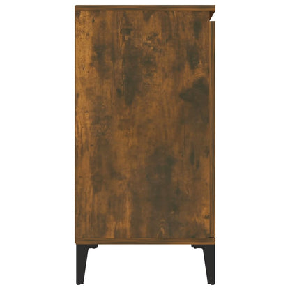 vidaXL Sideboard Smoked Oak 102x35x70 cm Engineered Wood