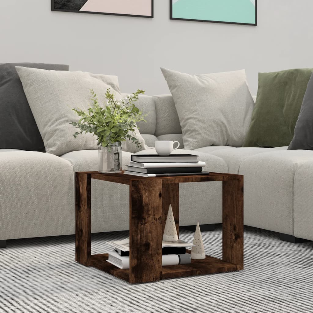 vidaXL Coffee Table | Smoked oak | Engineered wood | Medium | Durable