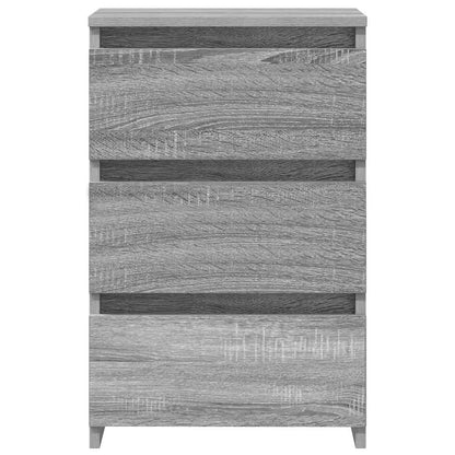 vidaXL Bed Cabinets 2 pcs Grey Sonoma 40x35x62.5 cm Engineered Wood