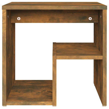 815178 vidaXL Bed Cabinets 2 pcs Smoked Oak 40x30x40 cm Engineered Wood