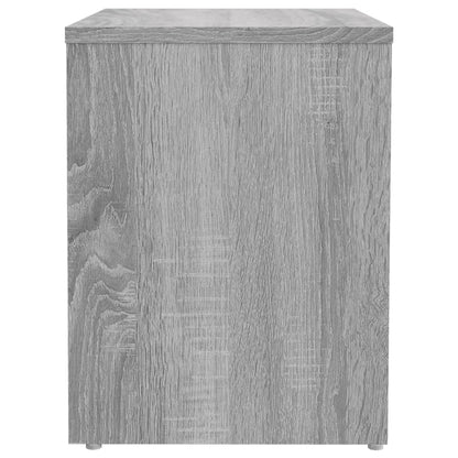 vidaXL Bed Cabinets 2 pcs Grey Sonoma 40x30x40 cm Engineered Wood