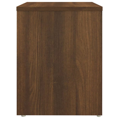 vidaXL Bed Cabinets 2 pcs Brown Oak 40x30x40 cm Engineered Wood