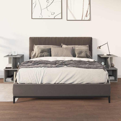 vidaXL Bedside Cabinets 2 pcs Grey Sonoma 35x35x55 cm Engineered Wood