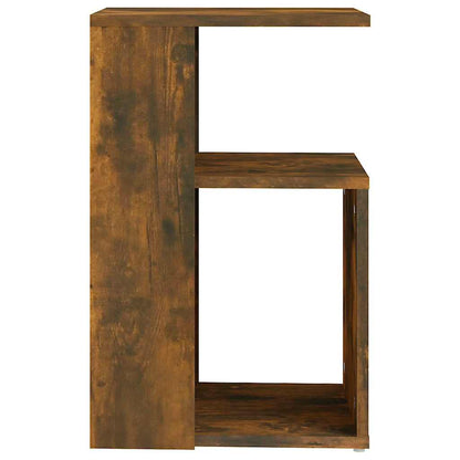 815189 vidaXL Side Table Smoked Oak 36x30x56 cm Engineered Wood