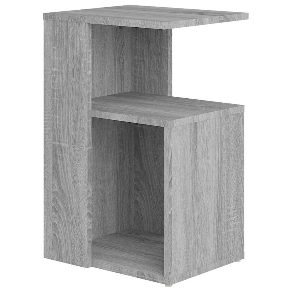 815190 vidaXL Side Table Grey Sonoma 36x30x56 cm Engineered Wood