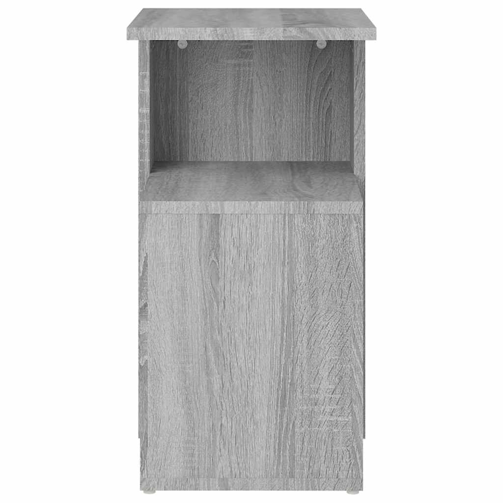 815190 vidaXL Side Table Grey Sonoma 36x30x56 cm Engineered Wood