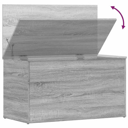 vidaXL Storage Chest Grey Sonoma 84x42x46 cm Engineered Wood