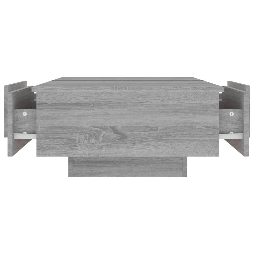 vidaXL Coffee Table Grey Sonoma 90x60x31 cm Engineered Wood