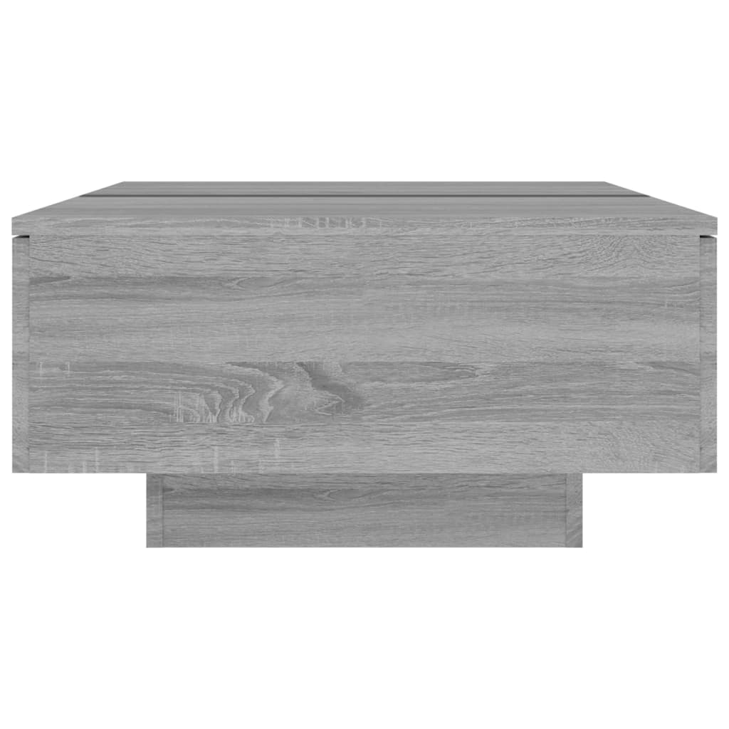 vidaXL Coffee Table Grey Sonoma 90x60x31 cm Engineered Wood