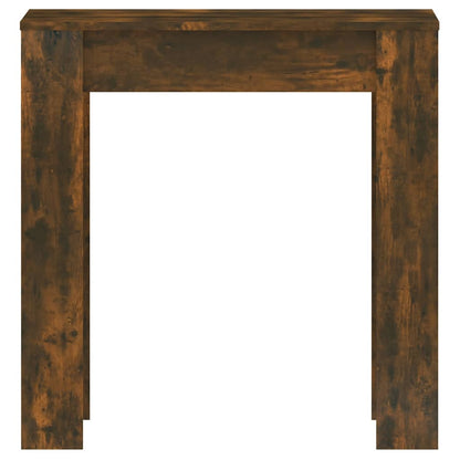vidaXL Dining Table Smoked Oak 140x74.5x76 cm Engineered Wood