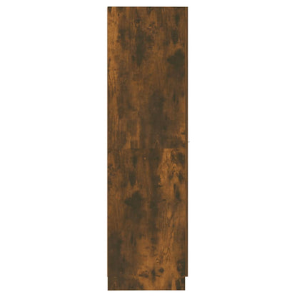 vidaXL Apothecary Cabinet Smoked Oak 30x42.5x150 cm Engineered Wood