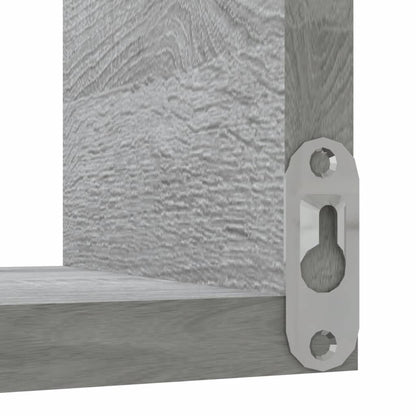 815207 vidaXL Wall Corner Shelves 2 pcs Grey Sonoma 40x40x50 cm Engineered Wood