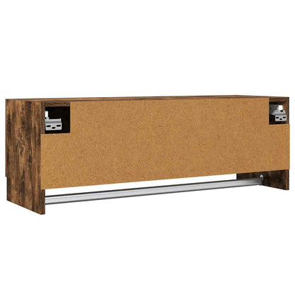 815213 vidaXL Wardrobe Smoked Oak 100x32,5x35 cm Engineered Wood